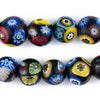 Premium Round Millefiori Beads (14mm)