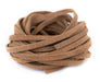 4.0mm Tan Flat Suede Leather Cord (15ft) - The Bead Chest