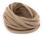 3.0mm Beige Flat Suede Leather Cord (15ft) - The Bead Chest