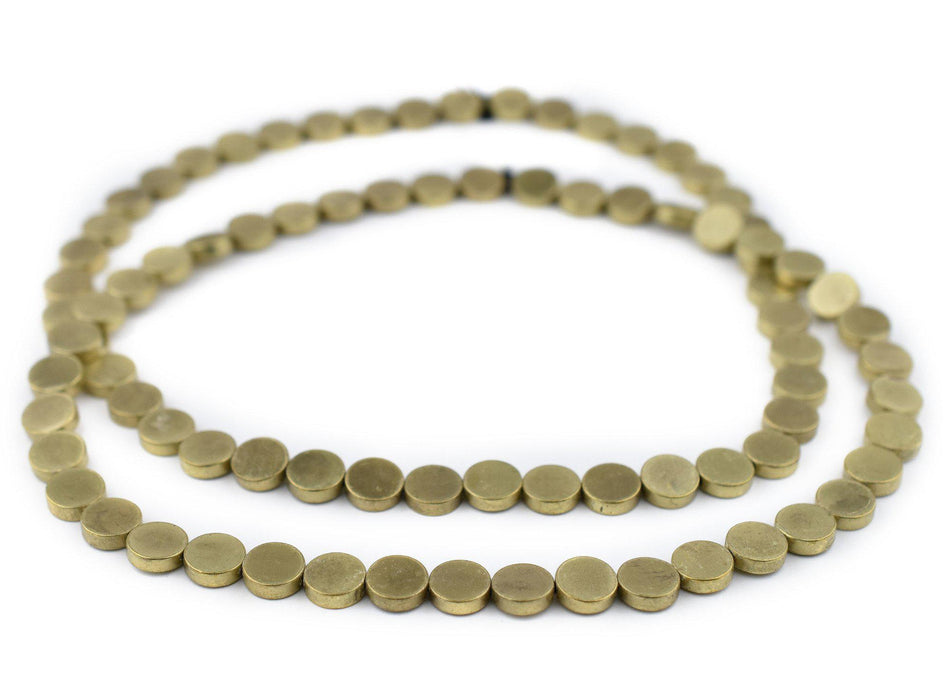 Circular Disk Brass Beads (10mm) - The Bead Chest
