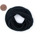 3.0mm Black Flat Suede Leather Cord (15ft) - The Bead Chest