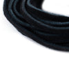3.0mm Black Flat Suede Leather Cord (15ft)