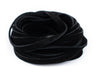 6.0mm Black Flat Suede Leather Cord (15ft) - The Bead Chest