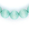 Pistachio Green Round Natural Wood Beads (20mm)