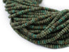 Tiny Turquoise Stone Saucer Beads (4mm) - The Bead Chest