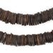 Dark Brown Coconut Bone Beads (12mm) - The Bead Chest
