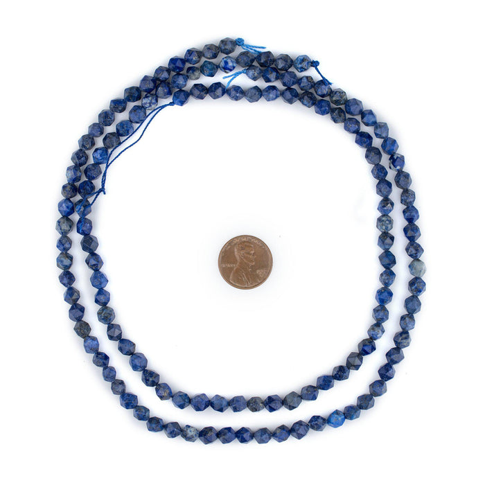 Faceted Lapis Lazuli Beads (6mm) - The Bead Chest