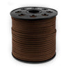 3mm Flat Dark Brown Faux Suede Cord (300ft)