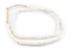 White Kenya Bone Beads (Oval) - The Bead Chest