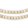 Cream Unwaxed Natural Wood Beads (6mm)