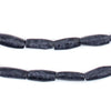 Dark Grey Kenya Bone Beads (Oval)