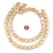 Gold Circular Natural Wood Beads (15x15mm) - The Bead Chest