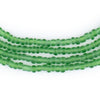 Translucent Green Matte Glass Seed Beads (4mm)