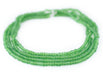 Translucent Green Matte Glass Seed Beads (4mm) - The Bead Chest