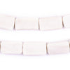 White Kenya Bone Beads (Rectangular)