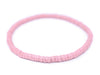 Pink African Vinyl Stretch Bracelet - The Bead Chest
