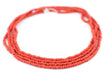 Red Matte Glass Seed Beads (3mm) - The Bead Chest