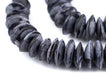 Dark Grey Bone Saucer Beads - The Bead Chest
