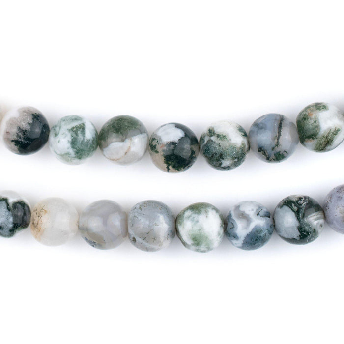Round Tree Agate Beads (8mm) - The Bead Chest