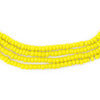 Yellow Matte Glass Seed Beads (3mm)