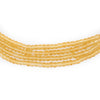 Translucent Amber Matte Glass Seed Beads (3mm)