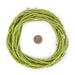 Lime Green Sandcast Seed Beads - The Bead Chest