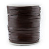 4.0mm Dark Brown Flat Leather Cord (75ft)