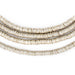 Silver Interlocking Crisp Beads (4mm) - The Bead Chest