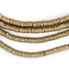 Brass Interlocking Crisp Beads (4mm)