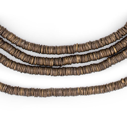 Bronze Interlocking Crisp Beads (4mm)