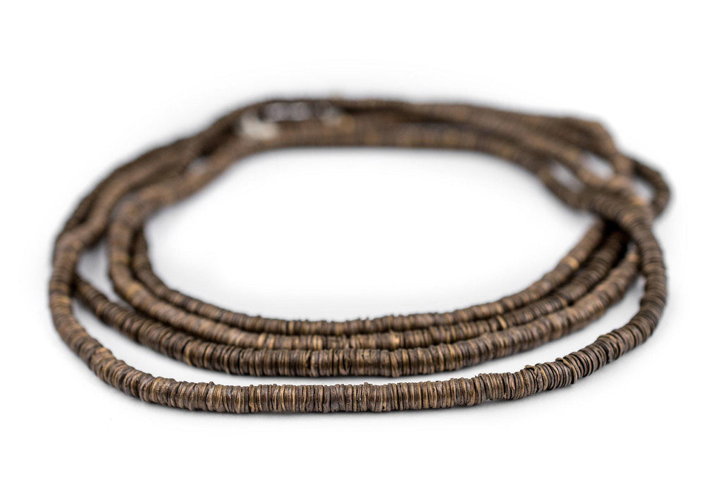 Bronze Interlocking Crisp Beads (4mm) - The Bead Chest