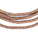 Copper Interlocking Crisp Beads (4mm) - The Bead Chest