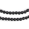 Round Black Obsidian Beads (6mm)