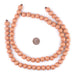 Orange Round Natural Wood Beads (12mm) - The Bead Chest