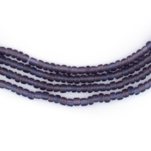 Translucent Purple Matte Glass Seed Beads (3mm) - The Bead Chest