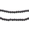 Round Black Obsidian Beads (4mm)