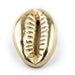 Gold Cowrie Shell Beads (Set of 5) - The Bead Chest