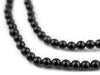 Round Black Obsidian Beads (4mm) - The Bead Chest