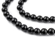 Round Black Obsidian Beads (8mm) - The Bead Chest