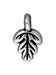 Antiqued Silver Oak Leaf Charm (11x6mm) - The Bead Chest