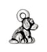 Antiqued Silver Dog Charm (10x8mm) - The Bead Chest