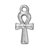 White Bronze Ankh Charm (22x10mm)