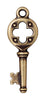 Antiqued Brass Key Charm (32x12mm)