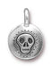 Antiqued Silver Skull Charm (16x12mm) - The Bead Chest