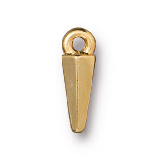 Gold Plated Small Dagger Charm (13x4mm) - The Bead Chest
