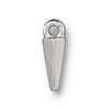 White Bronze Small Dagger Charm (13x4mm)
