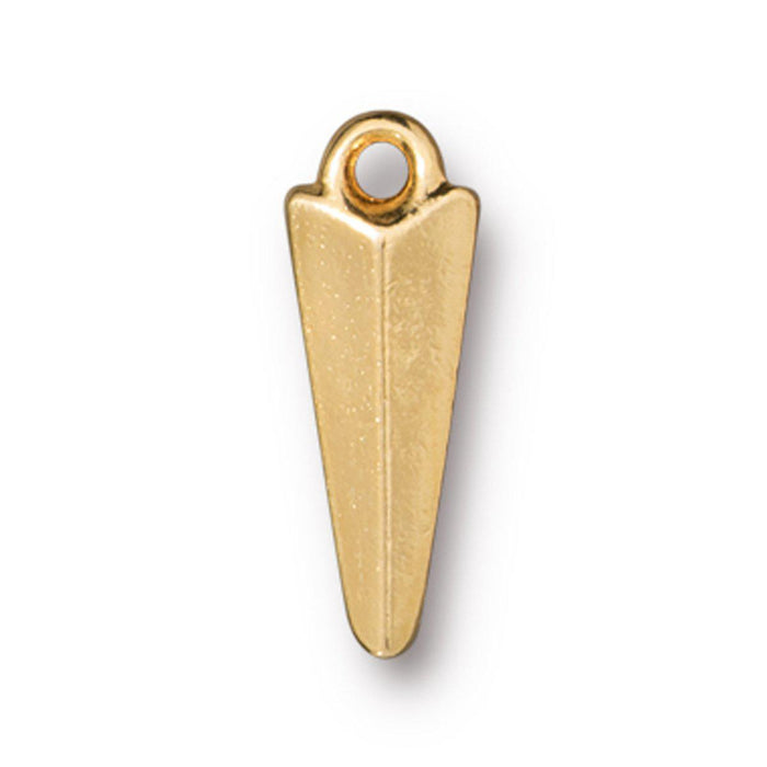 Gold Plated Medium Dagger Charm (18x6mm) - The Bead Chest