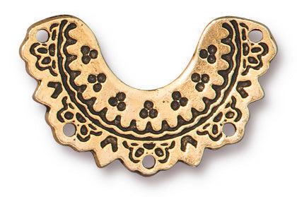 Antiqued Gold Middle Eastern Connector Link (15x23mm) - The Bead Chest