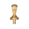 Gold Plated Nouveau Glue-In Bail (16x8mm)
