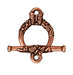 Antiqued Copper Butterfly Toggle Clasp Set (15mm) - The Bead Chest